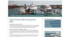 Desktop Screenshot of cruisingyourway.co.uk